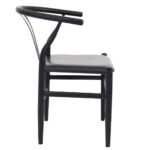 Elbow Chair Black on Black 3