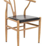 Elbow Chairs - Black on Natural