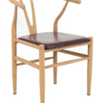 Elbow Chairs - Brown on Natural
