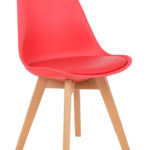 Padded Shell Chairs - Red