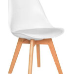 Padded Shell Chairs - White
