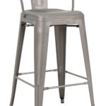 Pressed Bar Chairs - Galvanized