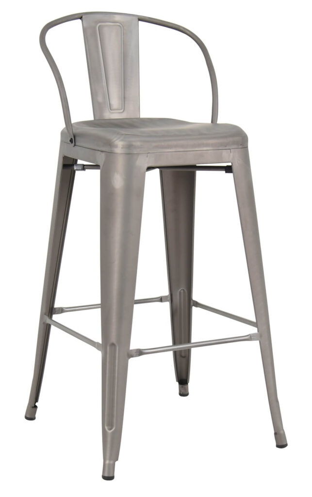 Pressed Bar Chairs - Galvanized