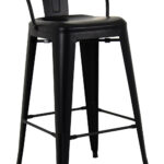 Pressed Bar Chairs - Matte Black