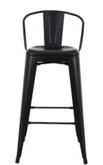 Pressed Bar Chairs - Matte Black