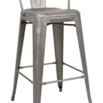 Pressed Bar Stool Galvanized Angle