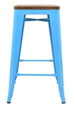 Pressed Kitchen Stools <br><h6><span style="color: #808080;">Aquarius Blue</span> - Image 2