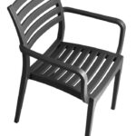 Rimini Arm Chairs - Charcoal