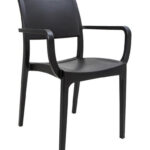 Verona Arm Chairs - Black