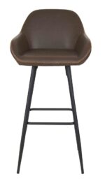 Bucket Bar Stools <br><h6><span style="color: #808080;">Dark Brown</span> - Image 2