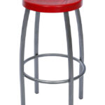 Barrel Bar Stools - Red