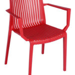 Bella Arm Chairs - Red 01