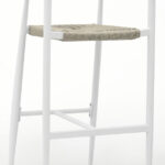 Matrix Bar Stool Beige + White