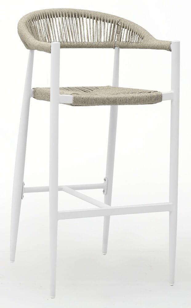 Matrix Bar Stool Beige + White