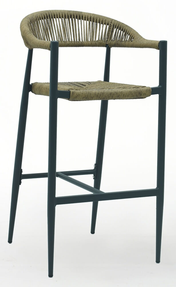 Matrix Bar Stool Brown + Charcoal