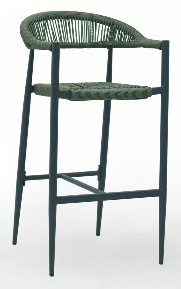Matrix Bar Stool Green + Charcoal