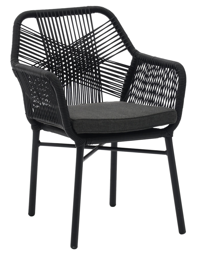 Tenso Rope Chairs Black