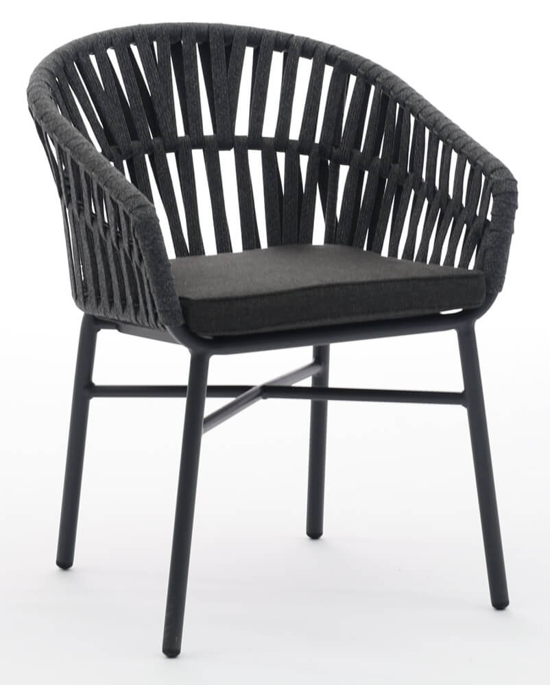 Verta Rope Chair Dark Grey 01 Verta Rope Chair Dark Grey 01
