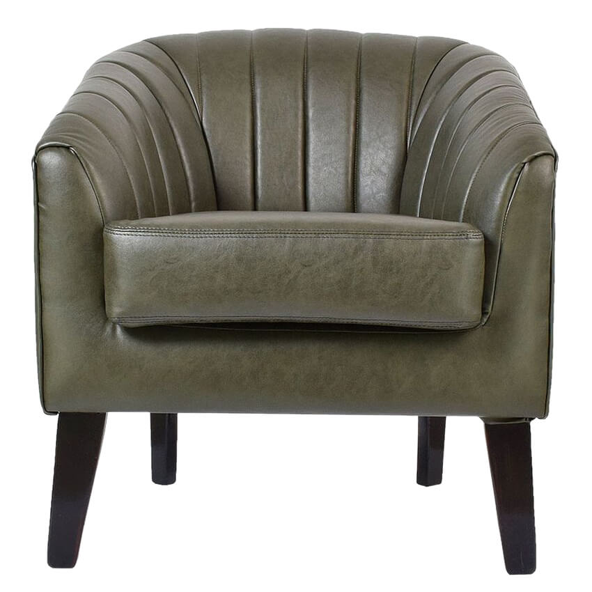 Manhattan Tub Chair 06 Olive SL 500