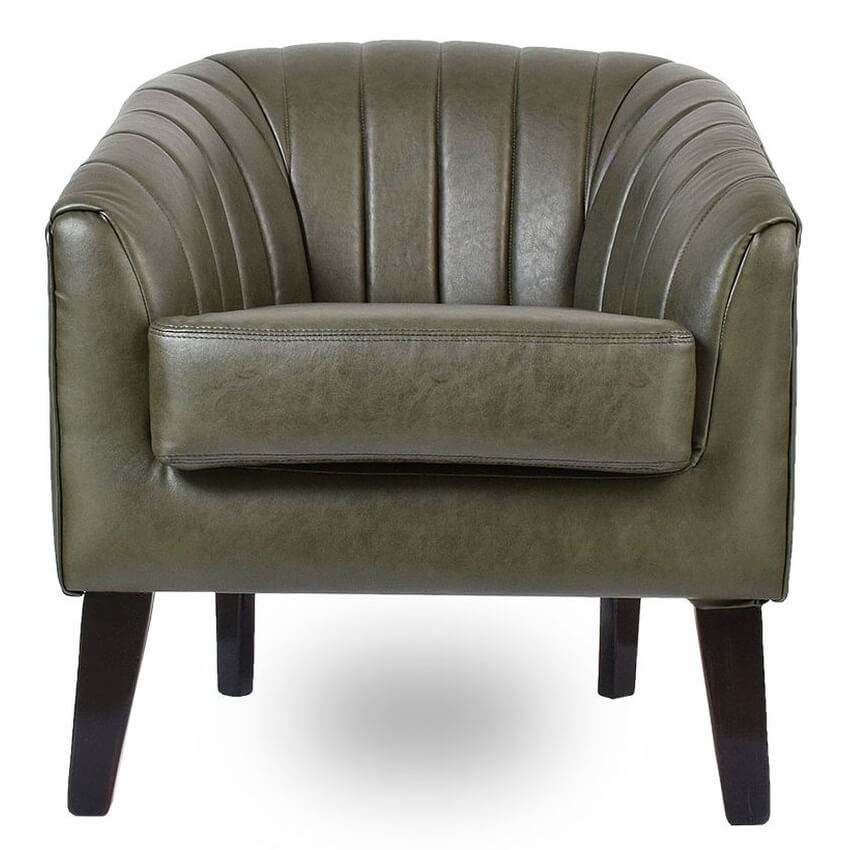 Manhattan Tub Chair - Dark Green