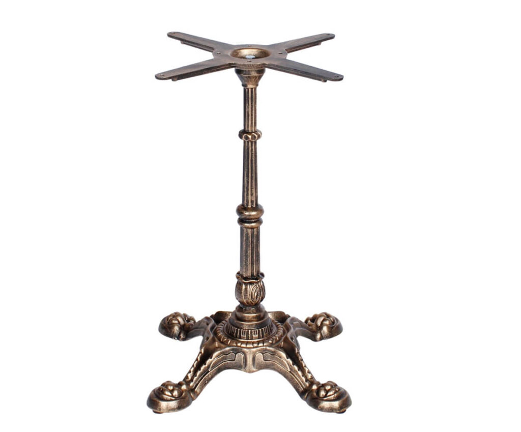Bistro Single Table Bases - Antique Bronze