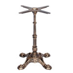 Bistro Single Table Bases - Antique Bronze
