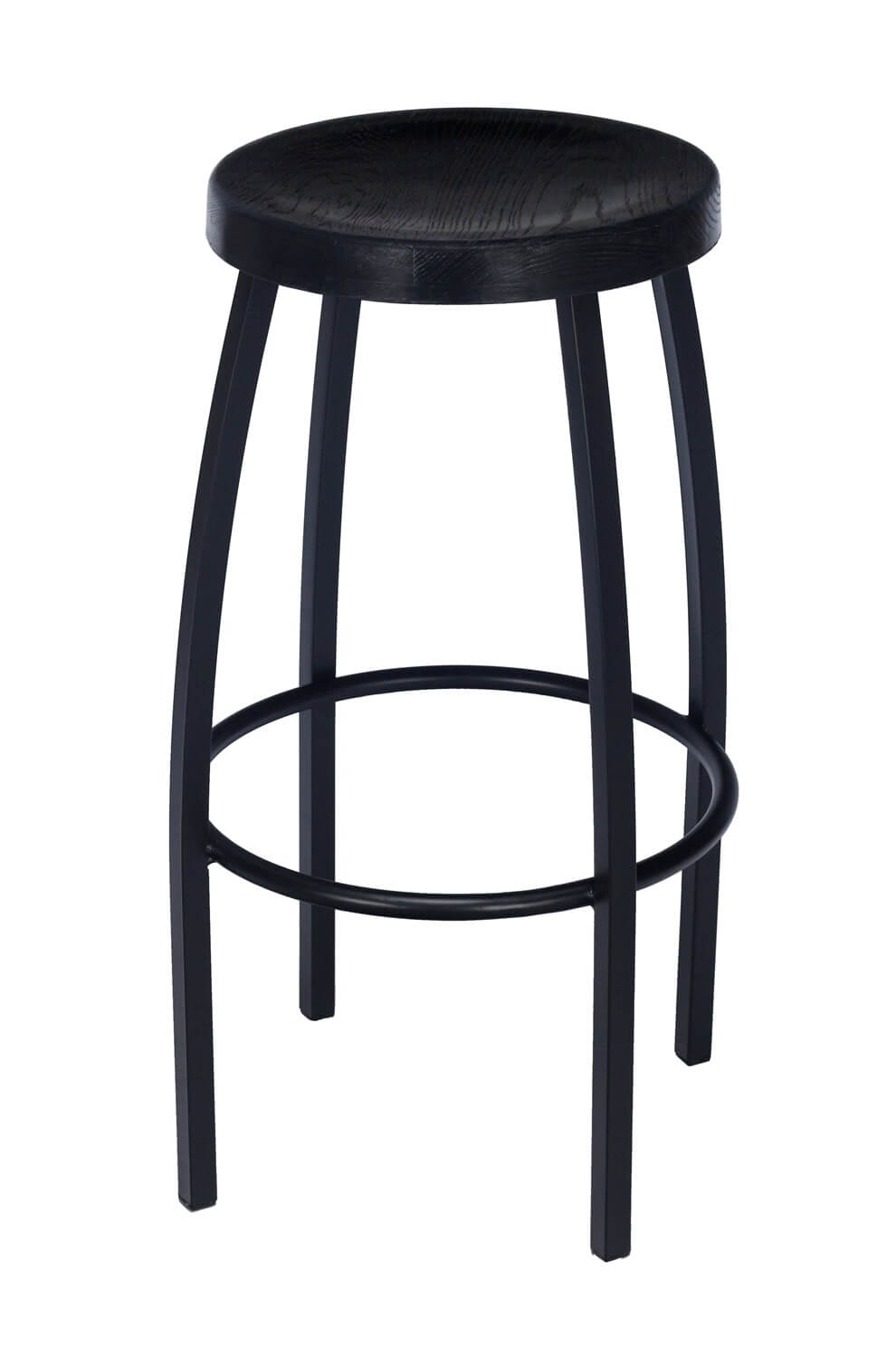 Barrel Bar Stools - Black Barrel Bar Stools - Black