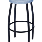 Barrel Bar Stools - Weathered Balau