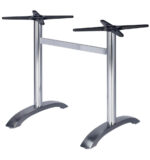 Aluminium Double Table Bases Anodised 2
